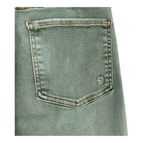 FIDELITY Women's Sage Green Oh boy High Rise Boyfriend Denim Jeans US 26 - Picture 12 of 16